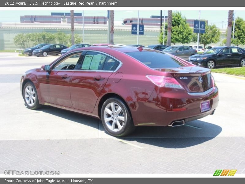 Basque Red Pearl / Parchment 2012 Acura TL 3.5 Technology