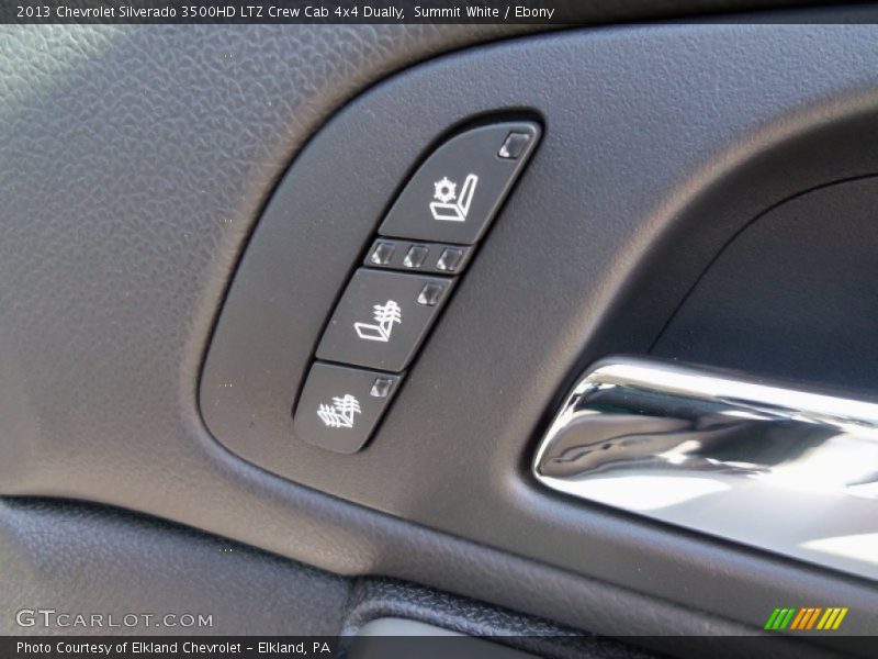 Summit White / Ebony 2013 Chevrolet Silverado 3500HD LTZ Crew Cab 4x4 Dually