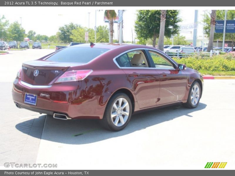 Basque Red Pearl / Parchment 2012 Acura TL 3.5 Technology