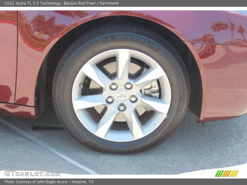 Basque Red Pearl / Parchment 2012 Acura TL 3.5 Technology
