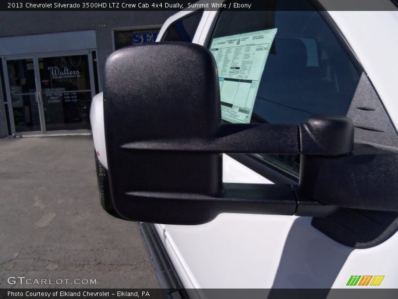 Summit White / Ebony 2013 Chevrolet Silverado 3500HD LTZ Crew Cab 4x4 Dually