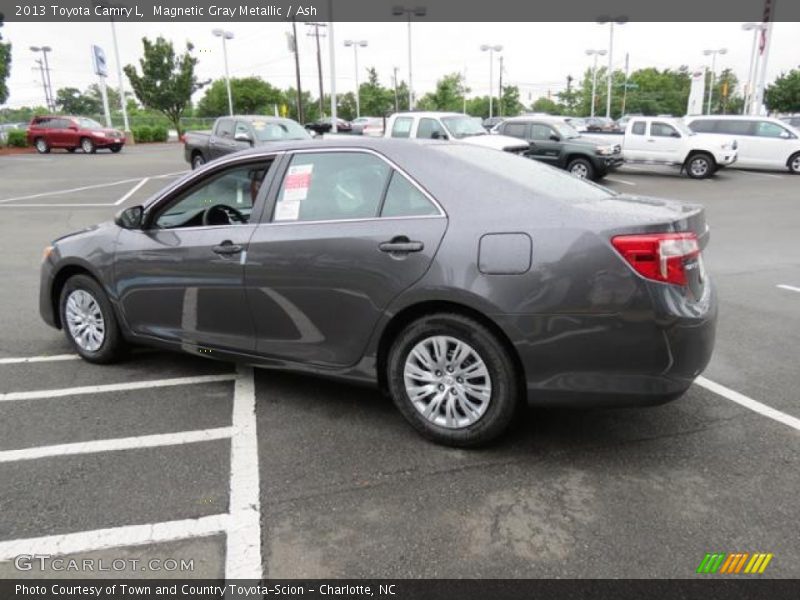 Magnetic Gray Metallic / Ash 2013 Toyota Camry L