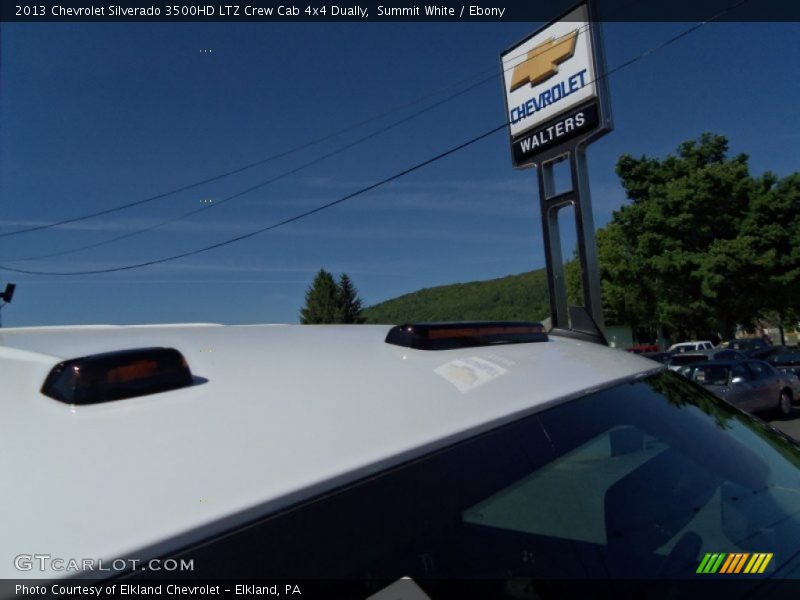 Summit White / Ebony 2013 Chevrolet Silverado 3500HD LTZ Crew Cab 4x4 Dually