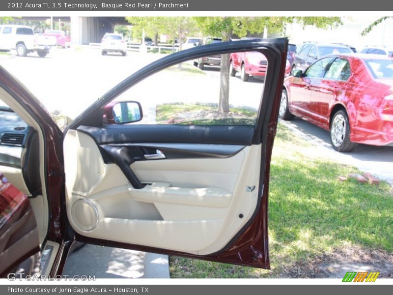 Basque Red Pearl / Parchment 2012 Acura TL 3.5 Technology