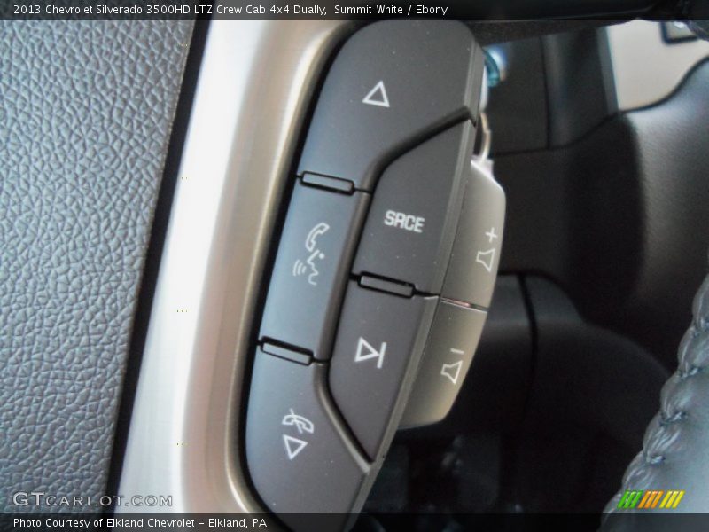 Summit White / Ebony 2013 Chevrolet Silverado 3500HD LTZ Crew Cab 4x4 Dually
