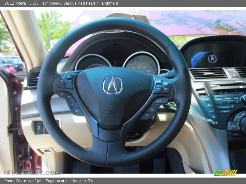 Basque Red Pearl / Parchment 2012 Acura TL 3.5 Technology