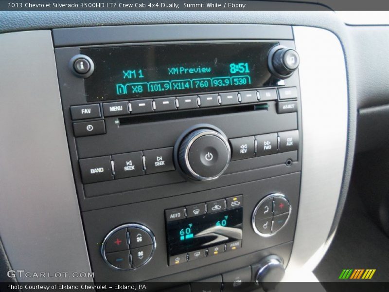 Summit White / Ebony 2013 Chevrolet Silverado 3500HD LTZ Crew Cab 4x4 Dually
