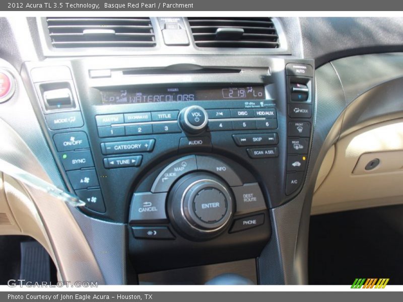 Basque Red Pearl / Parchment 2012 Acura TL 3.5 Technology