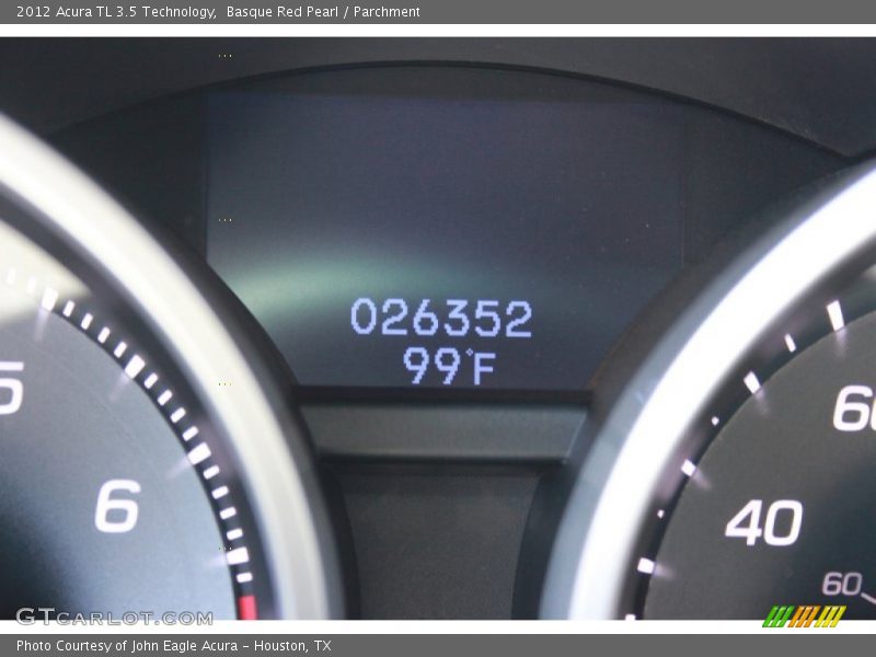 Basque Red Pearl / Parchment 2012 Acura TL 3.5 Technology