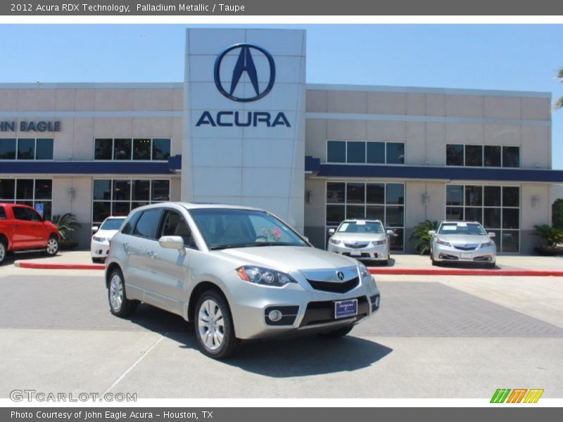 Palladium Metallic / Taupe 2012 Acura RDX Technology
