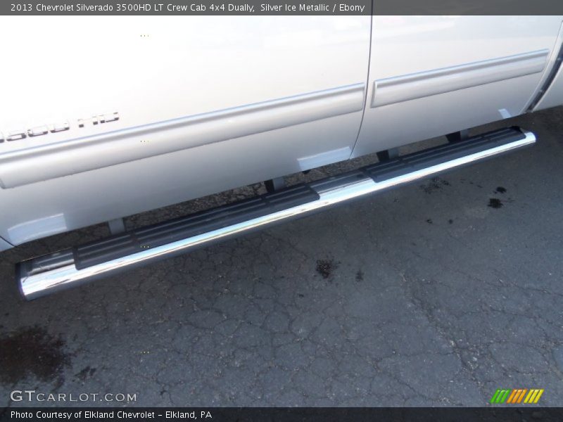 Silver Ice Metallic / Ebony 2013 Chevrolet Silverado 3500HD LT Crew Cab 4x4 Dually
