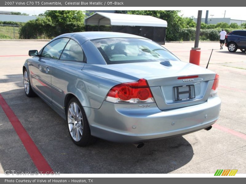 Celestial Blue Metallic / Off-Black 2007 Volvo C70 T5 Convertible