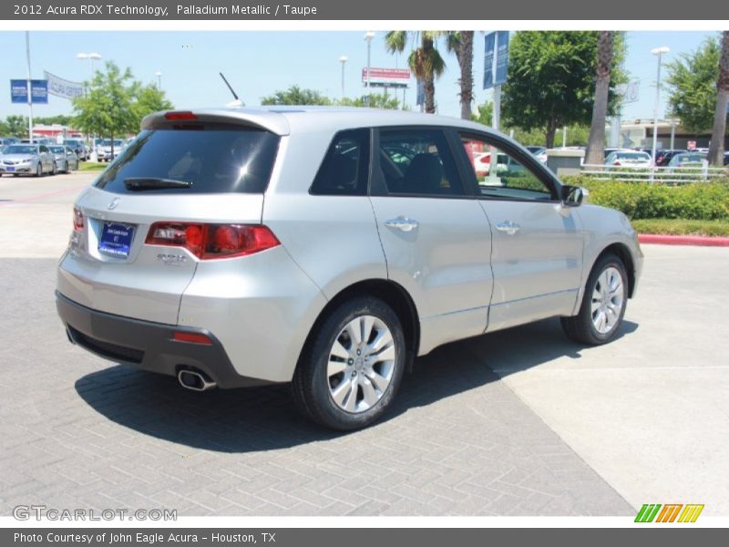Palladium Metallic / Taupe 2012 Acura RDX Technology