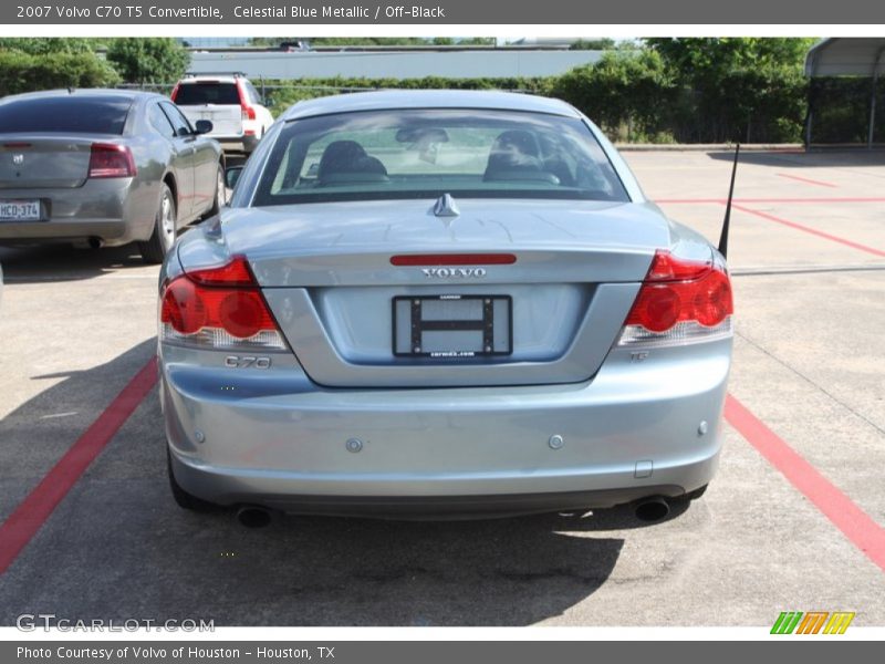 Celestial Blue Metallic / Off-Black 2007 Volvo C70 T5 Convertible