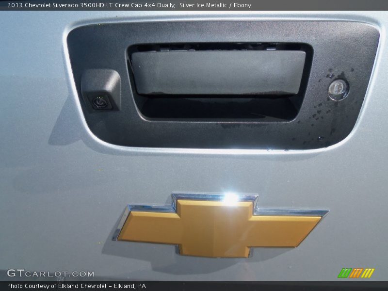 Silver Ice Metallic / Ebony 2013 Chevrolet Silverado 3500HD LT Crew Cab 4x4 Dually