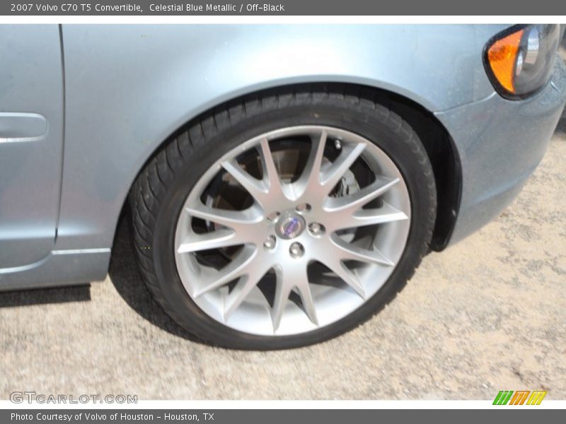Celestial Blue Metallic / Off-Black 2007 Volvo C70 T5 Convertible