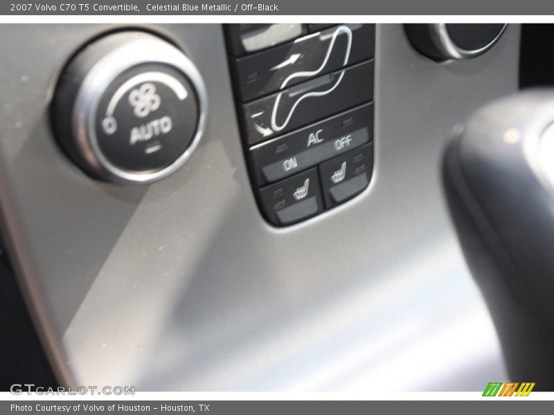 Celestial Blue Metallic / Off-Black 2007 Volvo C70 T5 Convertible