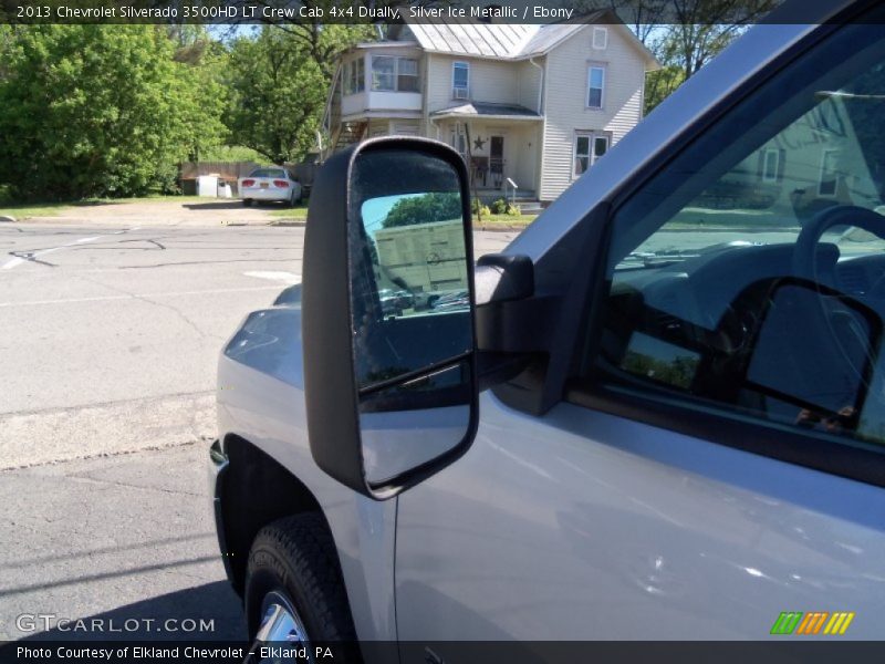 Silver Ice Metallic / Ebony 2013 Chevrolet Silverado 3500HD LT Crew Cab 4x4 Dually
