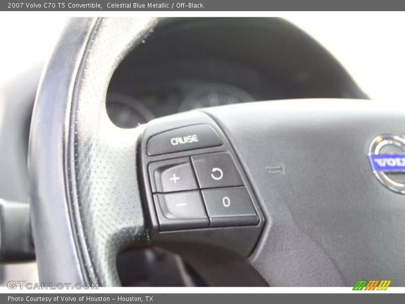 Celestial Blue Metallic / Off-Black 2007 Volvo C70 T5 Convertible