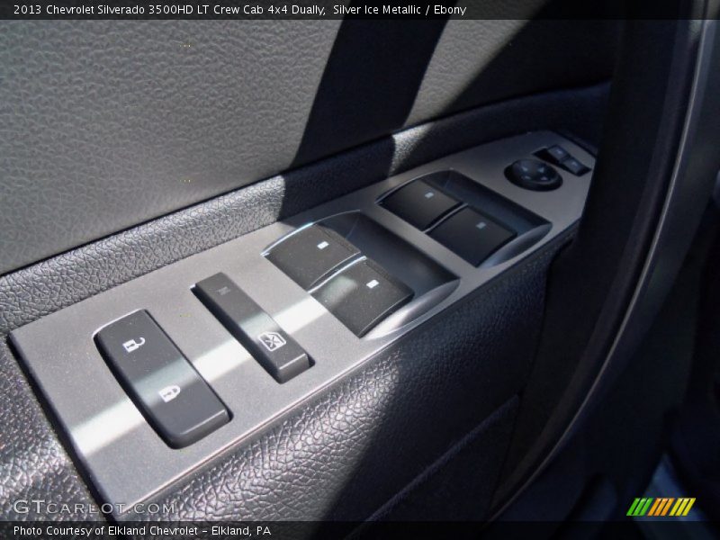 Silver Ice Metallic / Ebony 2013 Chevrolet Silverado 3500HD LT Crew Cab 4x4 Dually