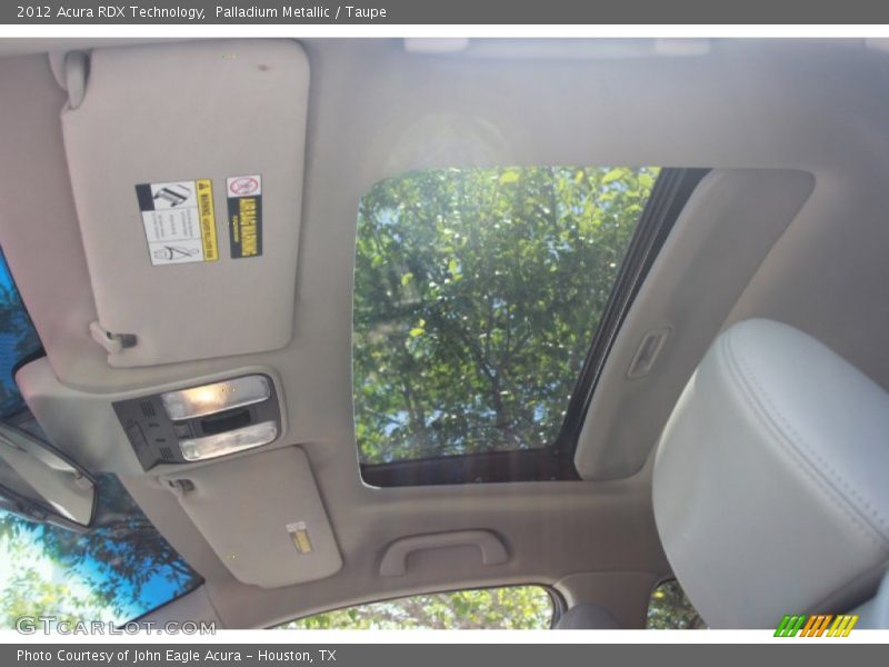 Palladium Metallic / Taupe 2012 Acura RDX Technology