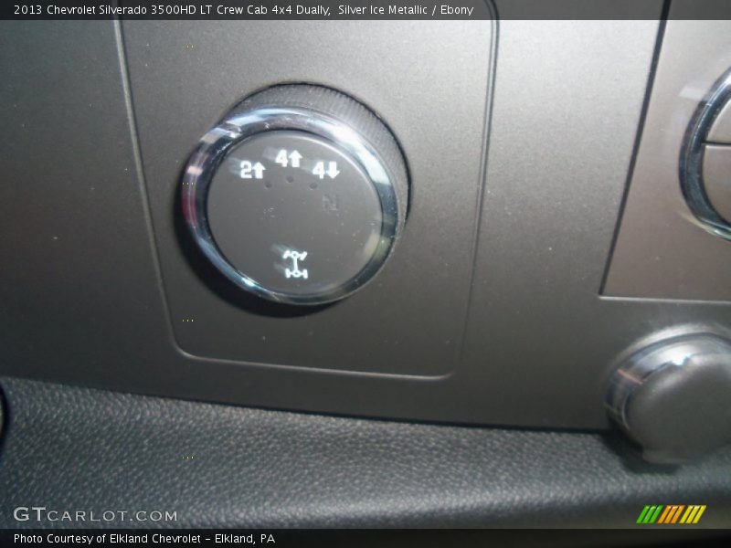 Silver Ice Metallic / Ebony 2013 Chevrolet Silverado 3500HD LT Crew Cab 4x4 Dually