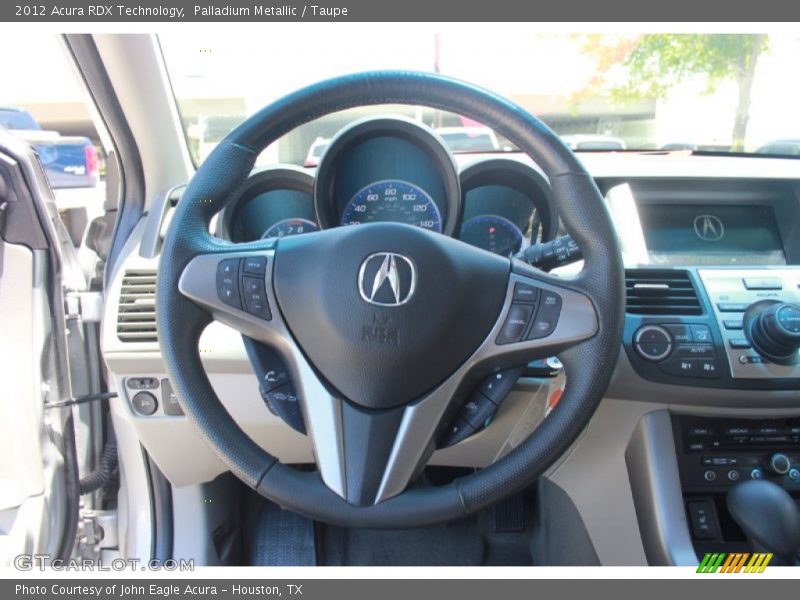 Palladium Metallic / Taupe 2012 Acura RDX Technology