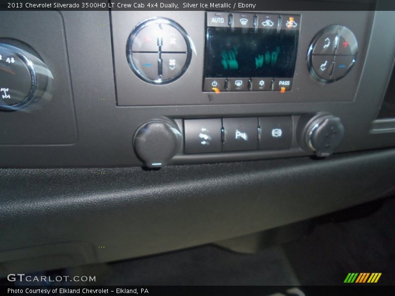 Silver Ice Metallic / Ebony 2013 Chevrolet Silverado 3500HD LT Crew Cab 4x4 Dually