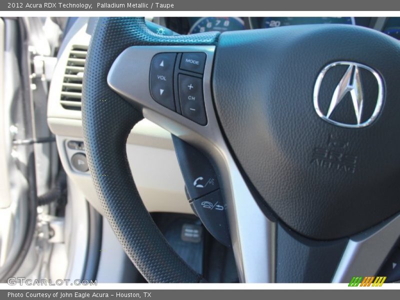 Palladium Metallic / Taupe 2012 Acura RDX Technology