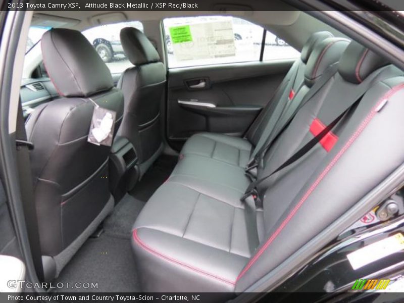 Rear Seat of 2013 Camry XSP