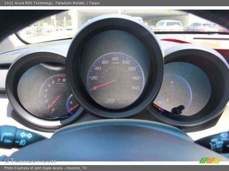 Palladium Metallic / Taupe 2012 Acura RDX Technology