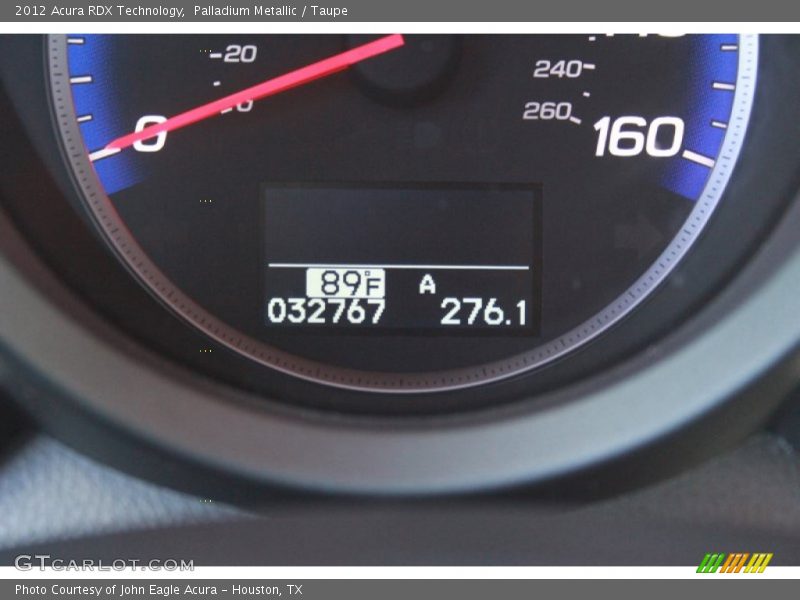 Palladium Metallic / Taupe 2012 Acura RDX Technology