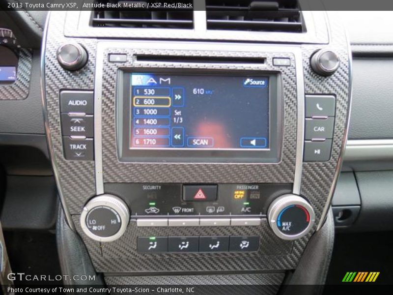 Controls of 2013 Camry XSP