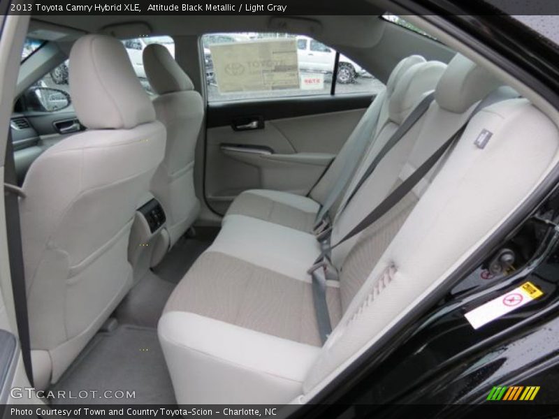 Attitude Black Metallic / Light Gray 2013 Toyota Camry Hybrid XLE