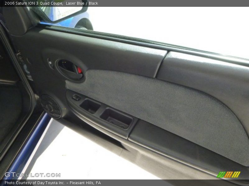 Laser Blue / Black 2006 Saturn ION 3 Quad Coupe