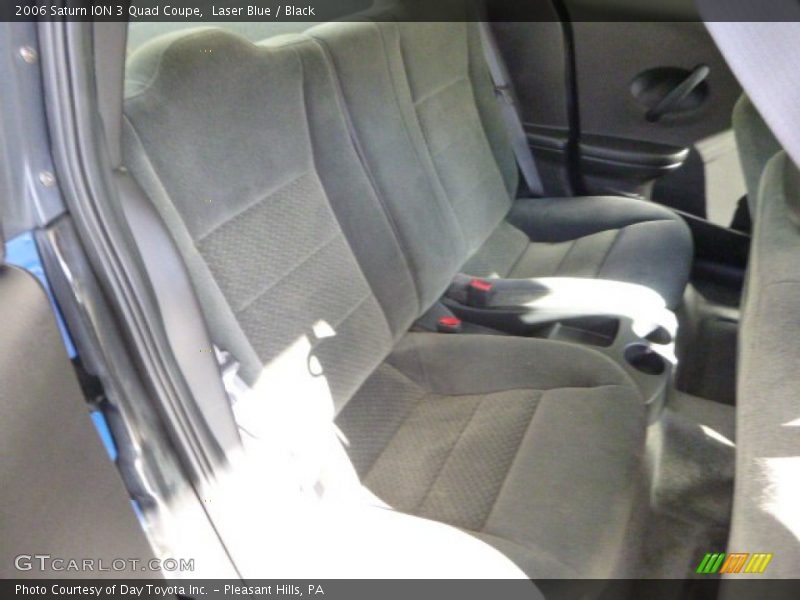 Laser Blue / Black 2006 Saturn ION 3 Quad Coupe