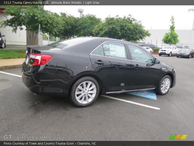 Attitude Black Metallic / Light Gray 2013 Toyota Camry Hybrid XLE
