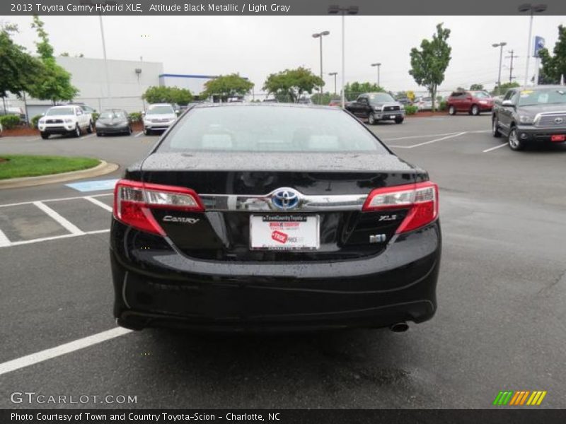 Attitude Black Metallic / Light Gray 2013 Toyota Camry Hybrid XLE