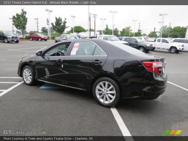 Attitude Black Metallic / Light Gray 2013 Toyota Camry Hybrid XLE