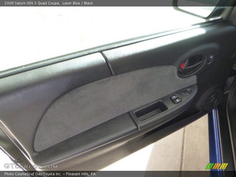 Laser Blue / Black 2006 Saturn ION 3 Quad Coupe