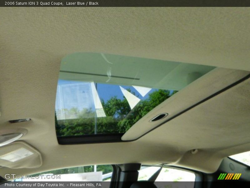 Laser Blue / Black 2006 Saturn ION 3 Quad Coupe