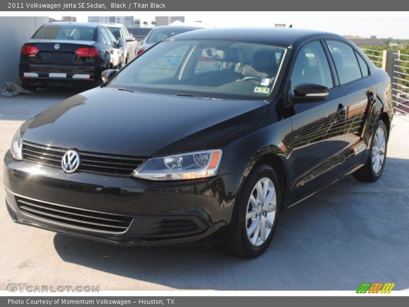 Black / Titan Black 2011 Volkswagen Jetta SE Sedan