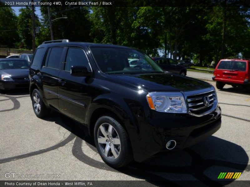 Crystal Black Pearl / Black 2013 Honda Pilot Touring 4WD