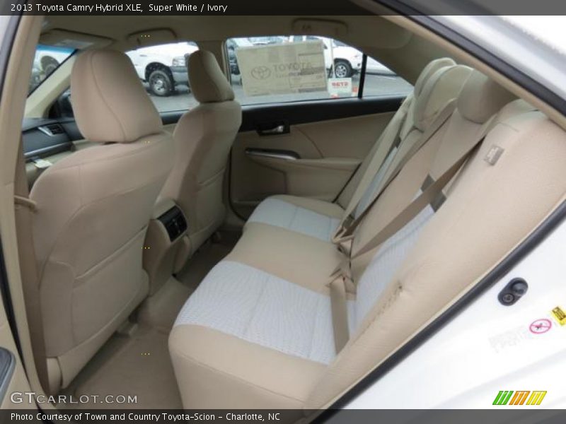 Rear Seat of 2013 Camry Hybrid XLE