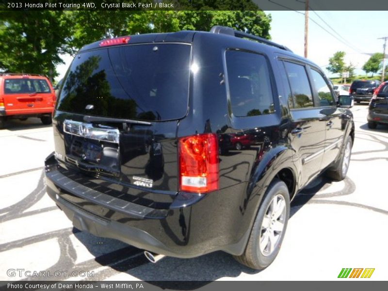 Crystal Black Pearl / Black 2013 Honda Pilot Touring 4WD