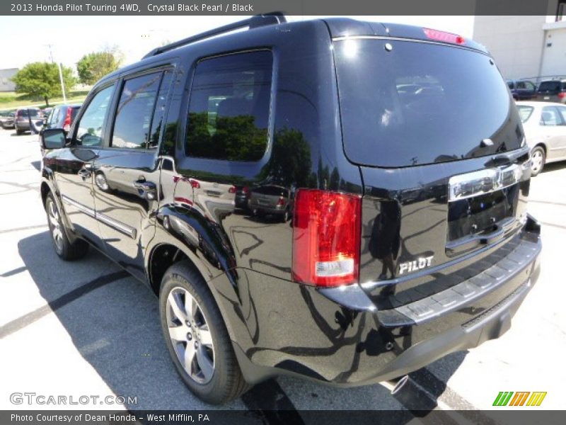 Crystal Black Pearl / Black 2013 Honda Pilot Touring 4WD