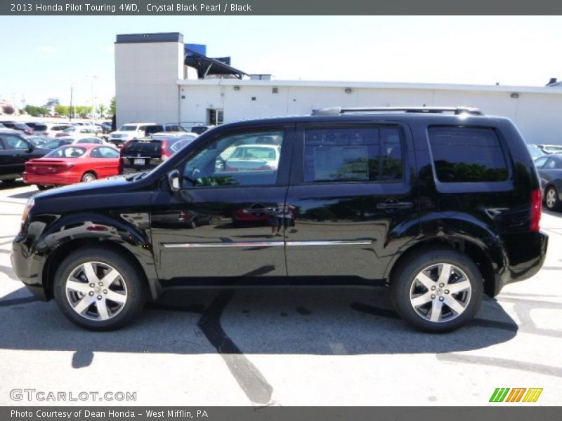Crystal Black Pearl / Black 2013 Honda Pilot Touring 4WD