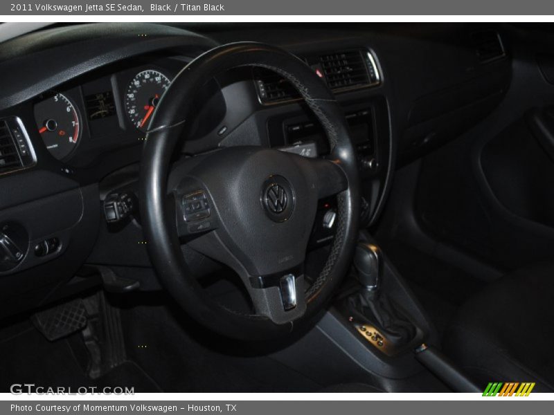 Black / Titan Black 2011 Volkswagen Jetta SE Sedan