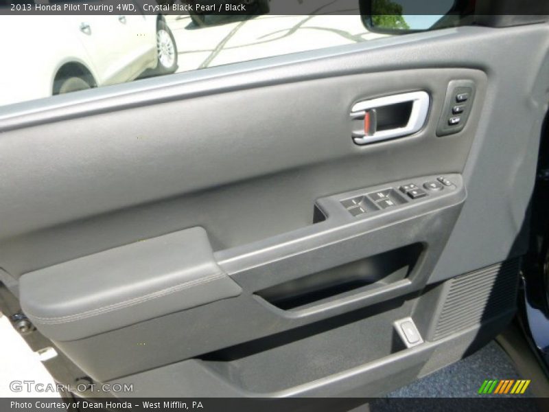 Crystal Black Pearl / Black 2013 Honda Pilot Touring 4WD