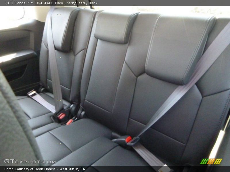Dark Cherry Pearl / Black 2013 Honda Pilot EX-L 4WD
